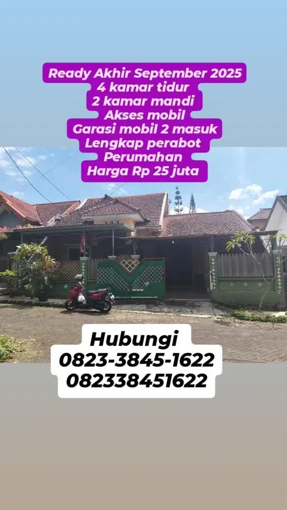 SEWA RUMAH 4 KAMAR VILLA BUKIT TIDAR MALANG