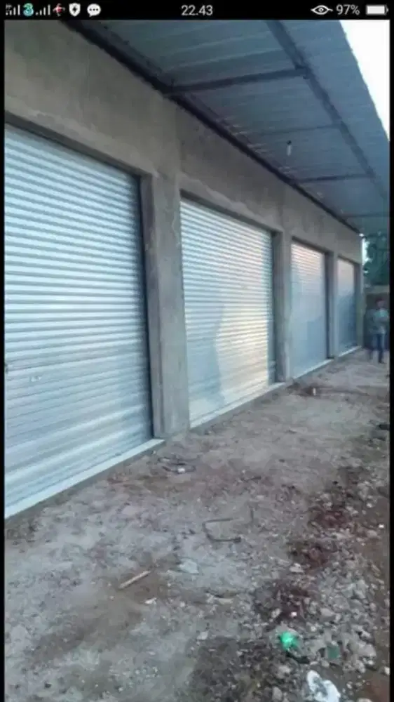 Roling door, folding gate,
