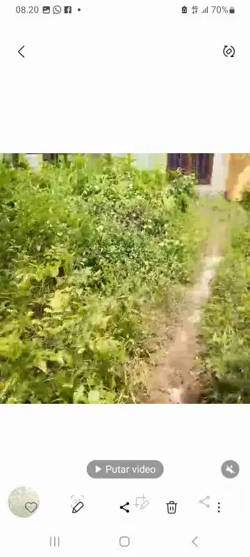 Jual murah b.u. Bisa Kredit/  Cash Tanah  belakang pertokoan Srono