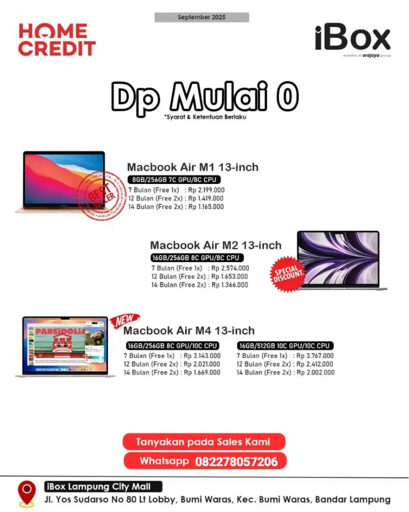 Cicilan macbook by home credit