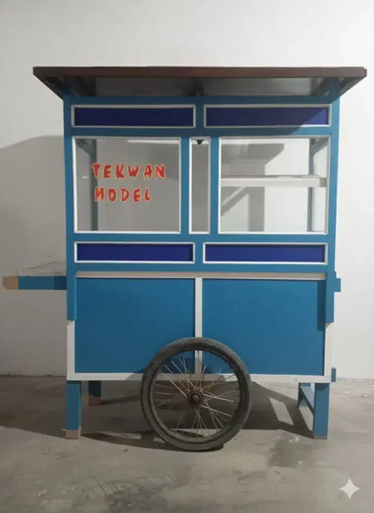 gerobak jualan bahan bagus, siap pakai