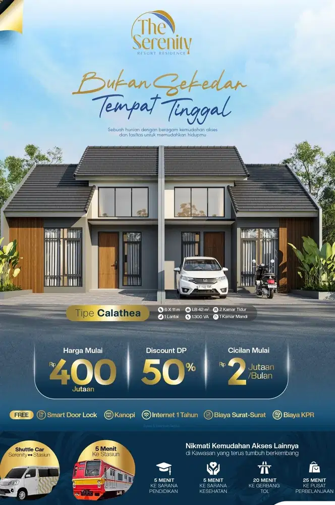 Projek baru harga perdana at the serenity resort Parung panjang