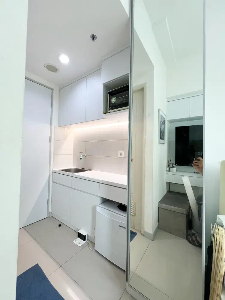 Dijual full furnish apartemen osaka riverview pik 2 siap huni mewah