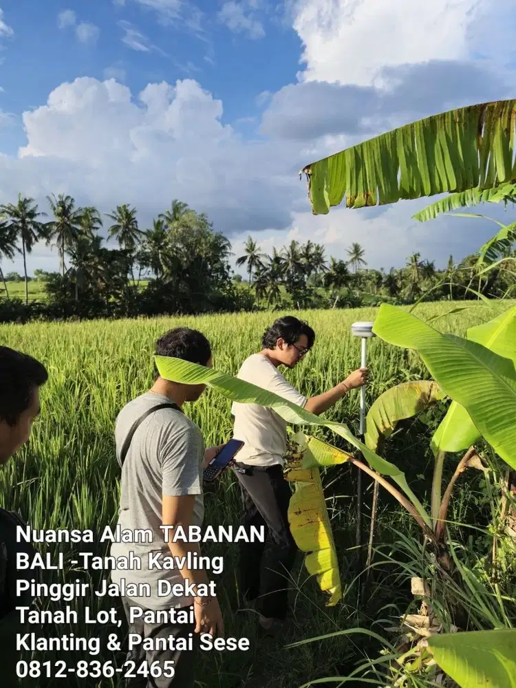 Jual Tanah Kavling Pinggir Jalan di TABANAN BALI Dekat Tanah Lot
