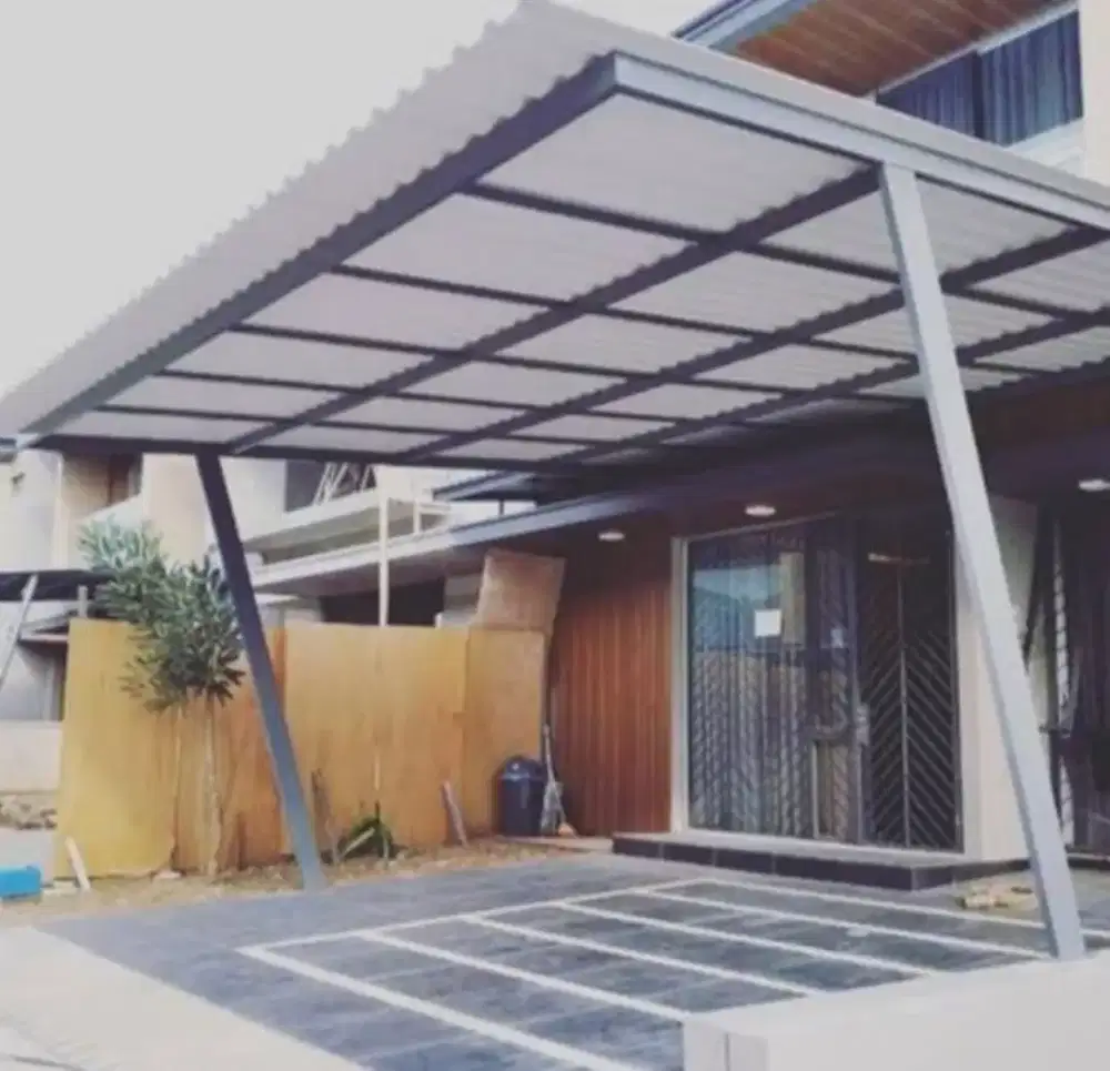 Kanopi alderon minimalis