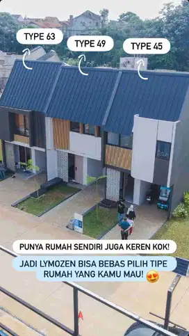 2Juta Langsung Akad Fasilitas Super Lengkap, Dekat Toll Limo