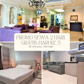 Sewa Mingguan The Boulevard Jakarta Pusat 1 BR Full Furnished 45 m2
