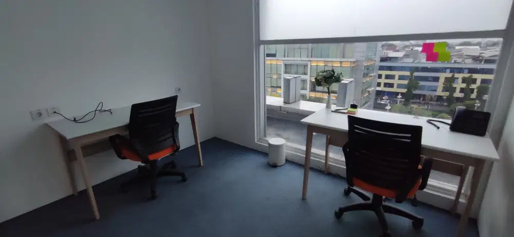 Sewa Kantor Unit Furnished untuk 6 Pax di Harton Tower Jakarta Utara
