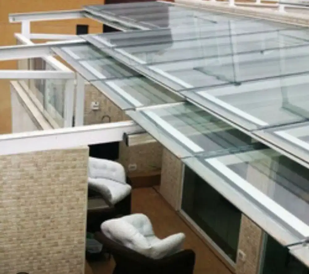 Kanopi sliding buka tutup otomatis