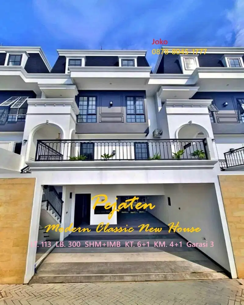 The New Luxury Modern Classic House at Pejaten Barat, Jakarta Selatan