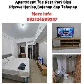 Apartment The Nest Puri Bisa Disewa Harian,Bulanan dan Tahunan