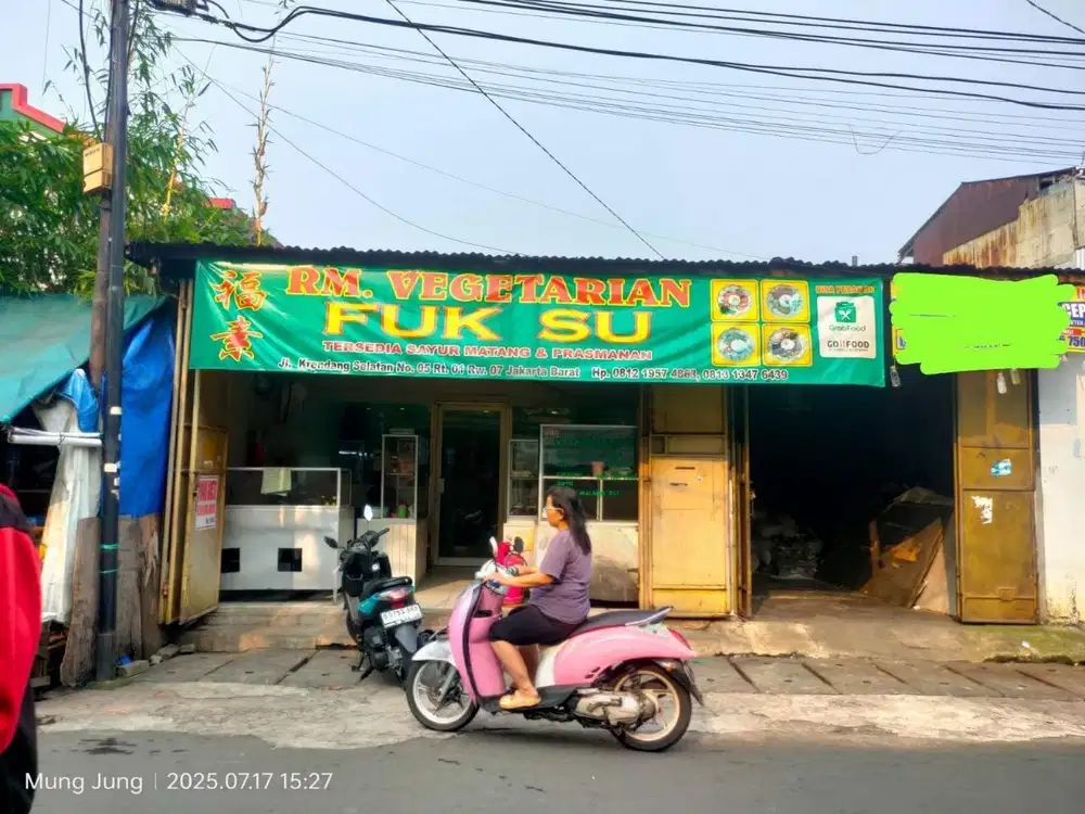 Rumah Mkn + Gudang Lt 747m2 Krendang Duri Utara Tambora Jakarta Barat