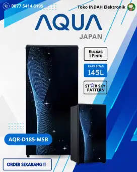 Lemari Es 1 Pintu AQUA AQR-D185-MSB