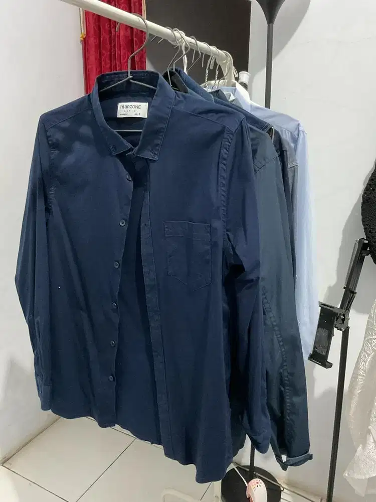 kemeja pria size m
