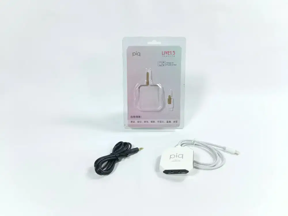SOUNDCARD IPHONE IOS IPAD PIQ LIVE 1.5 STREAMING VIDEO CARD GO MIXER