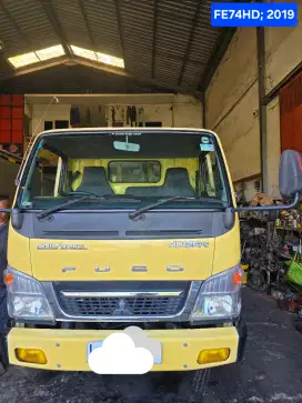 Truk Mitsubishi Canter 6 roda 125PS HD Bak dropside tahun 2019