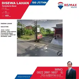 Lahan Disewa Dengan Luas 1400m2 Lokasi Purwokerto Barat