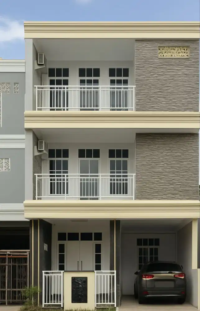 DIJUAL RUMAH FULL BANGUNAN 3 LT DI TAMAN JATINEGARA JAKARTA TIMUR