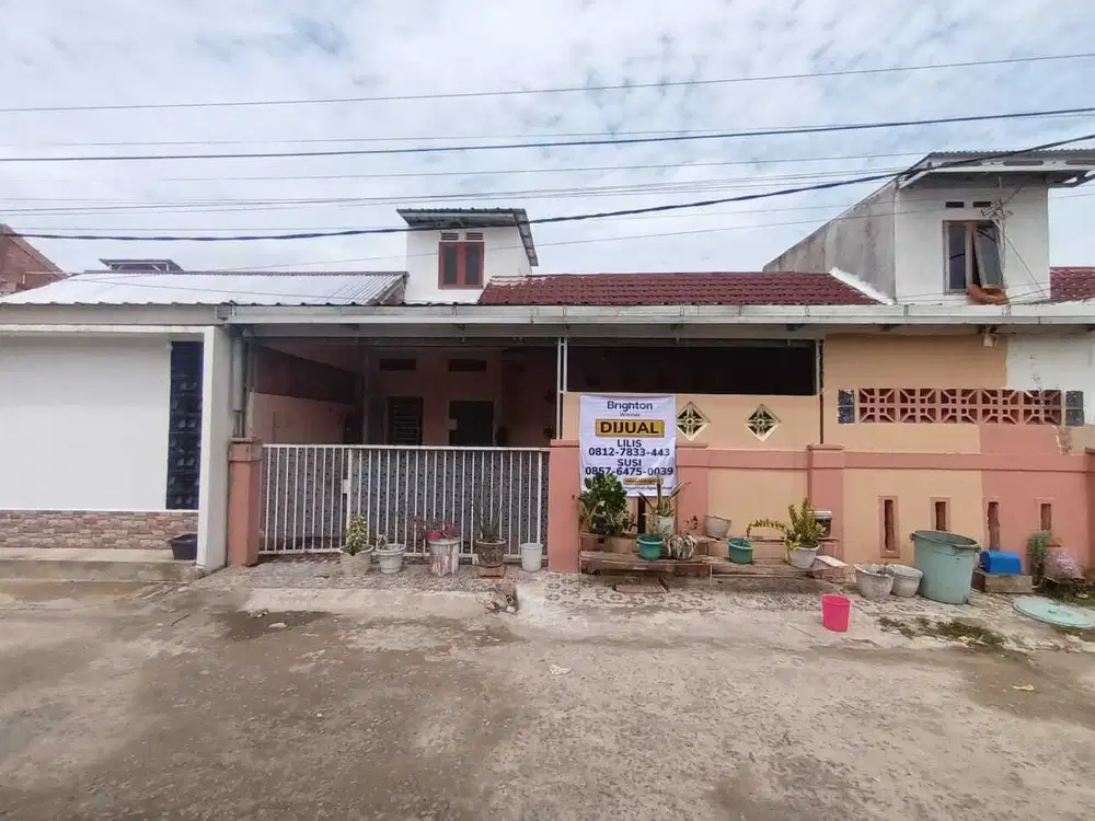 RUMAH SIAP HUNI MURAH DALAM KOMPLEK LEBONG GAJAH SUMATERA SELATAN