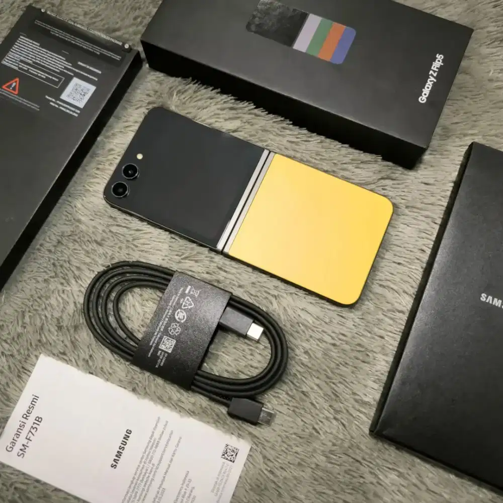 Samsung Z flip 5 5G 512gb Resmi Sein Fullset oryginal lengkap