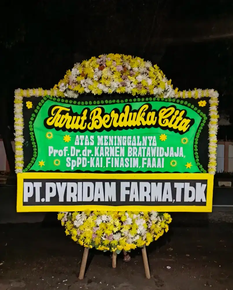 Karangan Ucapan Bunga Papan