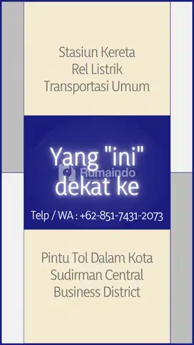 Segera  DEAL EXPRESS Apartemen Jakarta Selatan