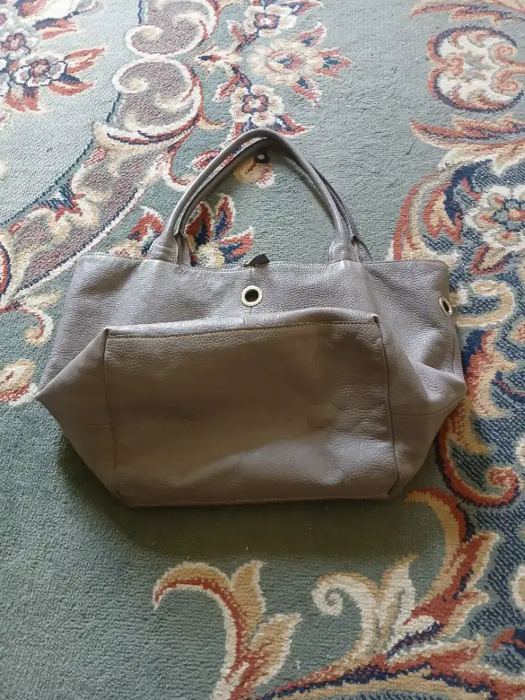 Tas kulit hand bag