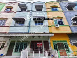 Rumah Townhouse di Pasar Cinde Area, Radial, Pusat Kota Palembang