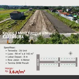 Hanya 3 Menit Kampus UIN Solo, SHM : 100 m2