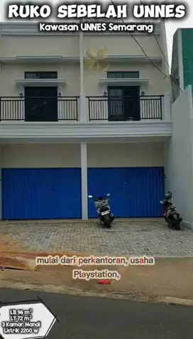 RUKO SEBELAH UNNES GUNUNGPATI SEMARANG, 2 RUKO JEJER