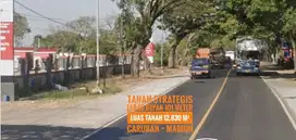 W, Tanah LD 101 mtr, NOL Jalan Raya Propinsi, Caruban MADIUN Strategiss