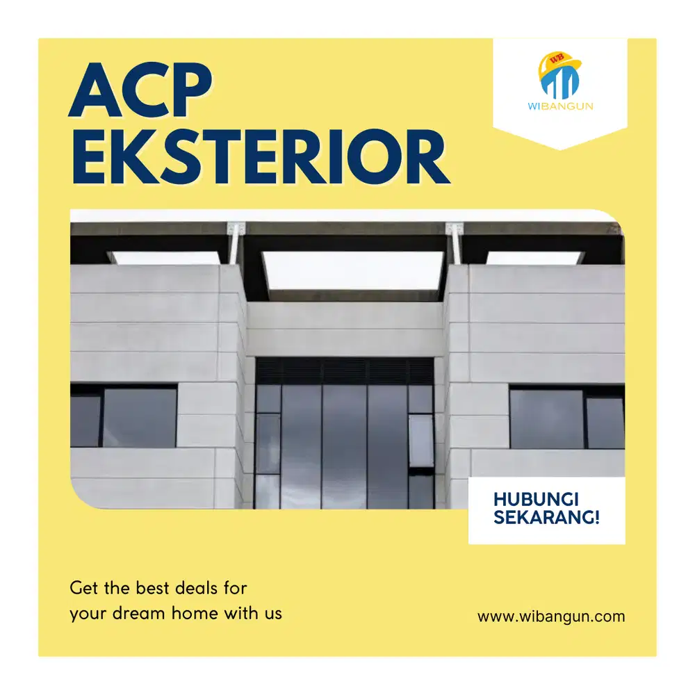 ACP EKSTERIOR DENGAN PEMASANGAN