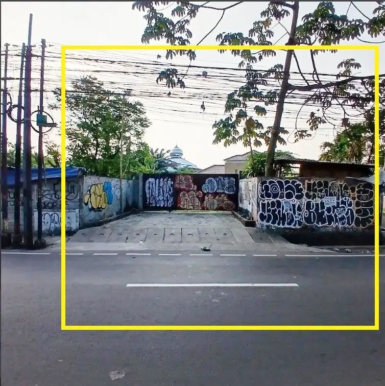 Disewakan, Lahan Komersial, Luas 600m2 di Jl. Raya Condet balekambang