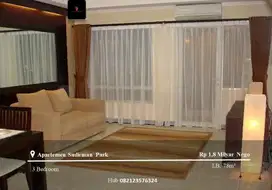 Jual Apartement Sudirman Park Low Floor 3BR+1 Full Furnished Tower B