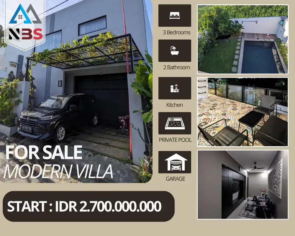 FOR SALE VILLA WITH BEAUTIFUL VIEW IN SABA, GIANYAR