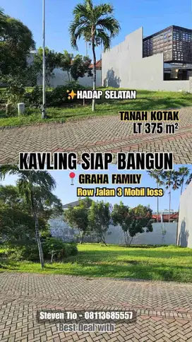 jual kavling kotak graha family blok O
