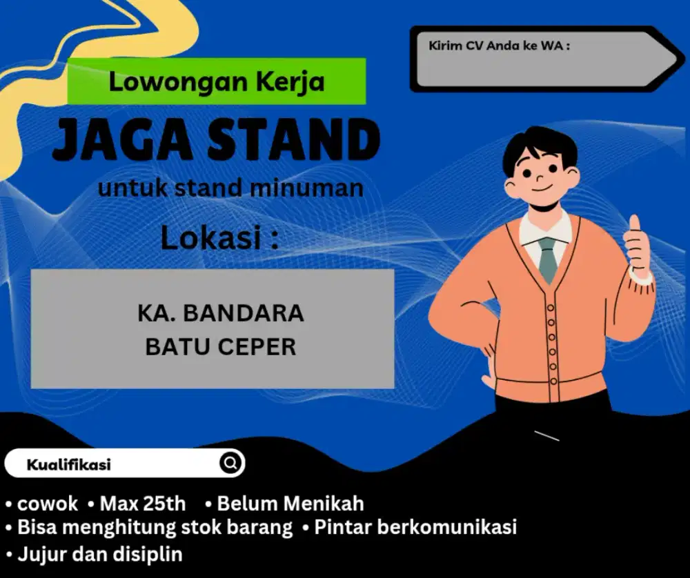 Jaga stand minuman tebu