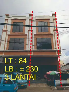 Jual Ruko 3 Lantai di Kota Manado,Paal 2