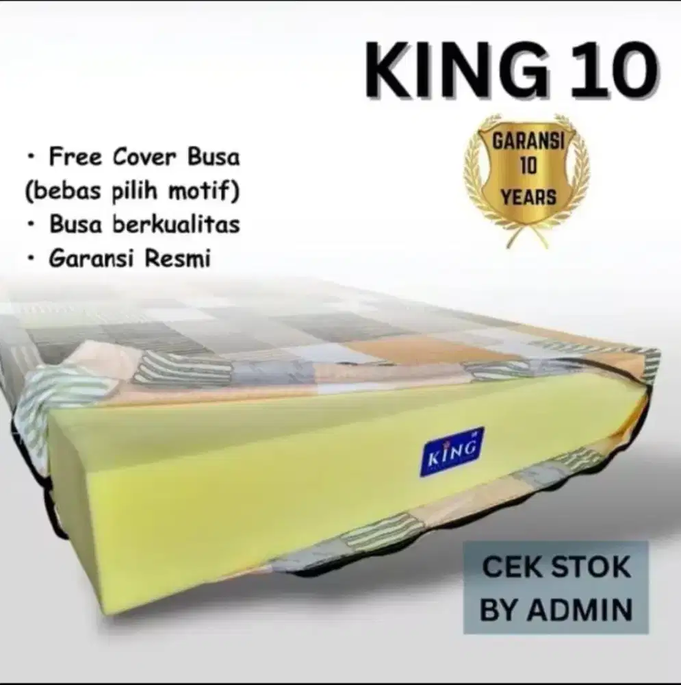 Kasur Busa King  Bergaransi 10 thn