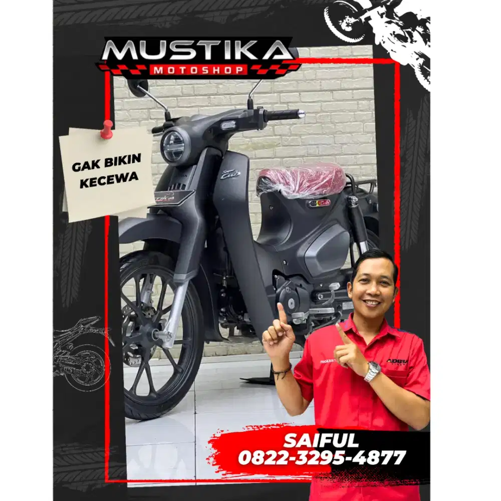 Odo 6rb Istimewa!!Honda C125 Supercup 2023 Simpenan Mulus-Mustika