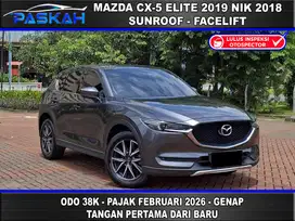 GENAP Bunga=5,5% Odo=38k TAX=2026 MAZDA CX5 ELITE 2019 NIK 2018 PASKAH