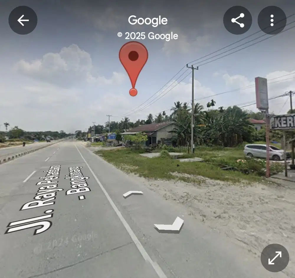Tanah di jalan rimbo panjang Dekat pintu Tol Pku Bangkinang