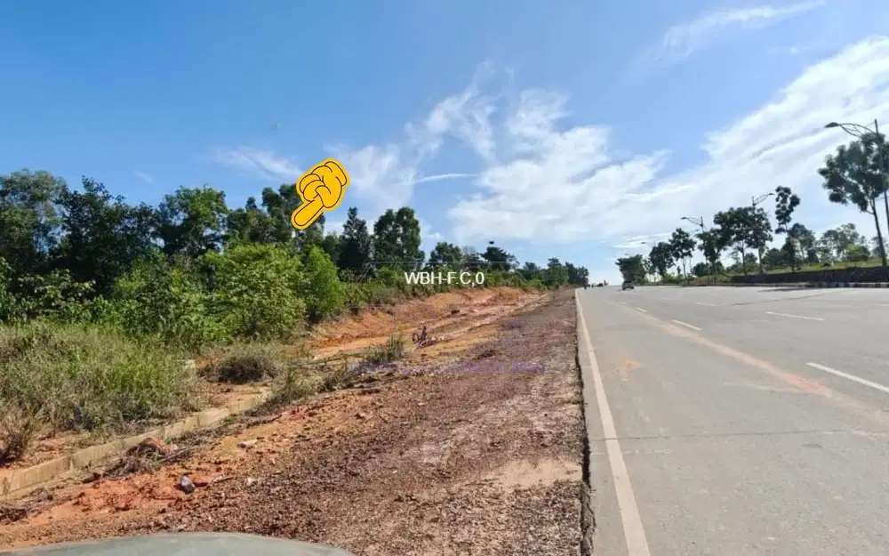 Lahan Jalan Utama seberang Bandara Hang Nadim Arah ke Batu Besar