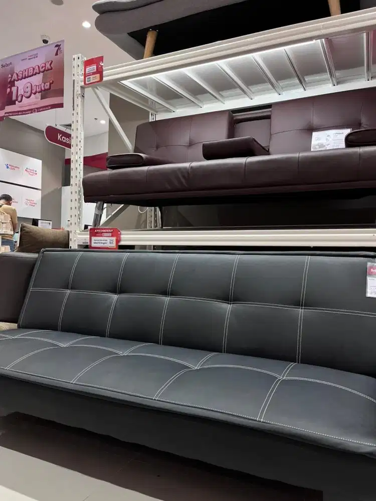 Sofa Bed Kulit Sintetis
