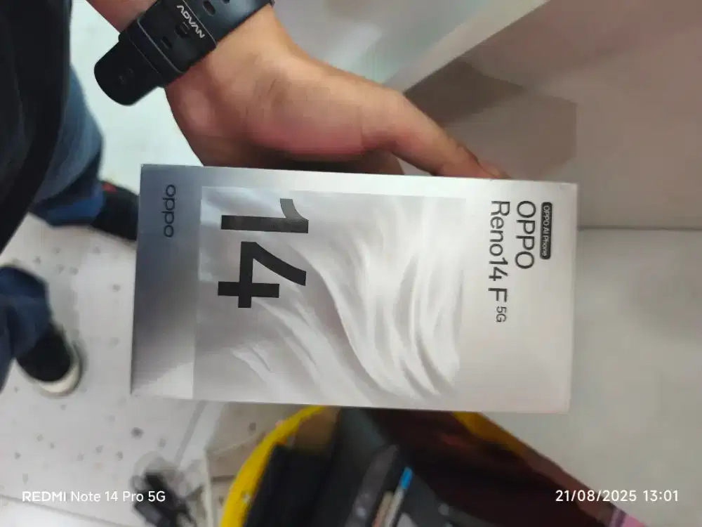 OPPO RENO 14F 5G RAM 8/256GB NEW feat ERAFONE MENCENG