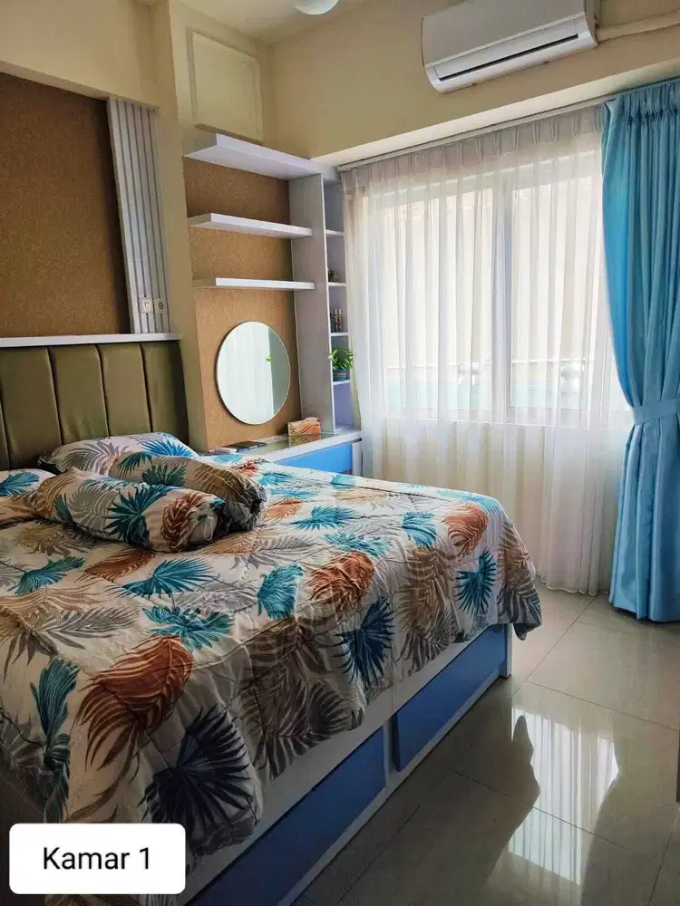 Apartemen solo paragon tipe 2 bedrooms fasilitas kolam renang