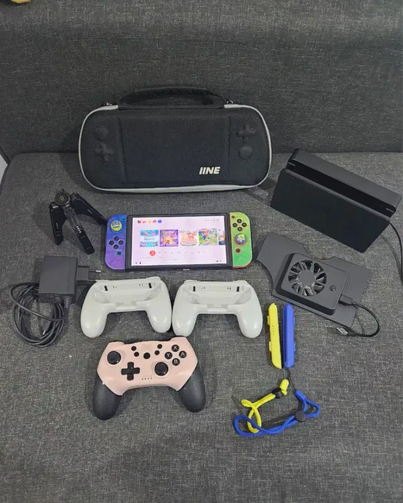 Nintendo Switch OLED OFW 64gb Original Preloved Second Good Condition