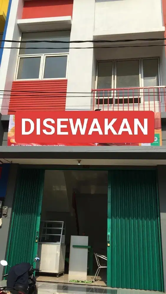 Disewakan Ruko 2 lantai lokasi cantik di Vila Dago, Pamulang