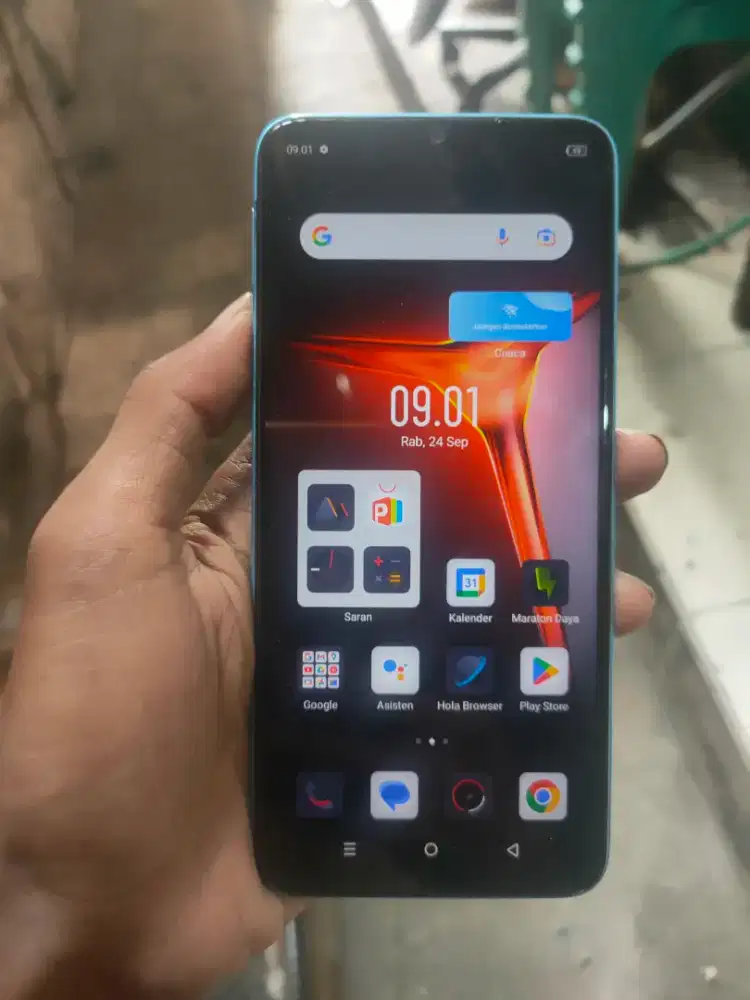 Infinix hot 30i 8+8/128 body fisik pemakaian game lancar hp Chasan