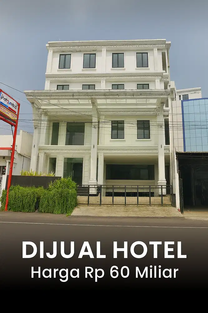 Dijual Hotel Grand Jatiwaringin 4 Lantai – 69 Kamar – Lokasi Strategis
